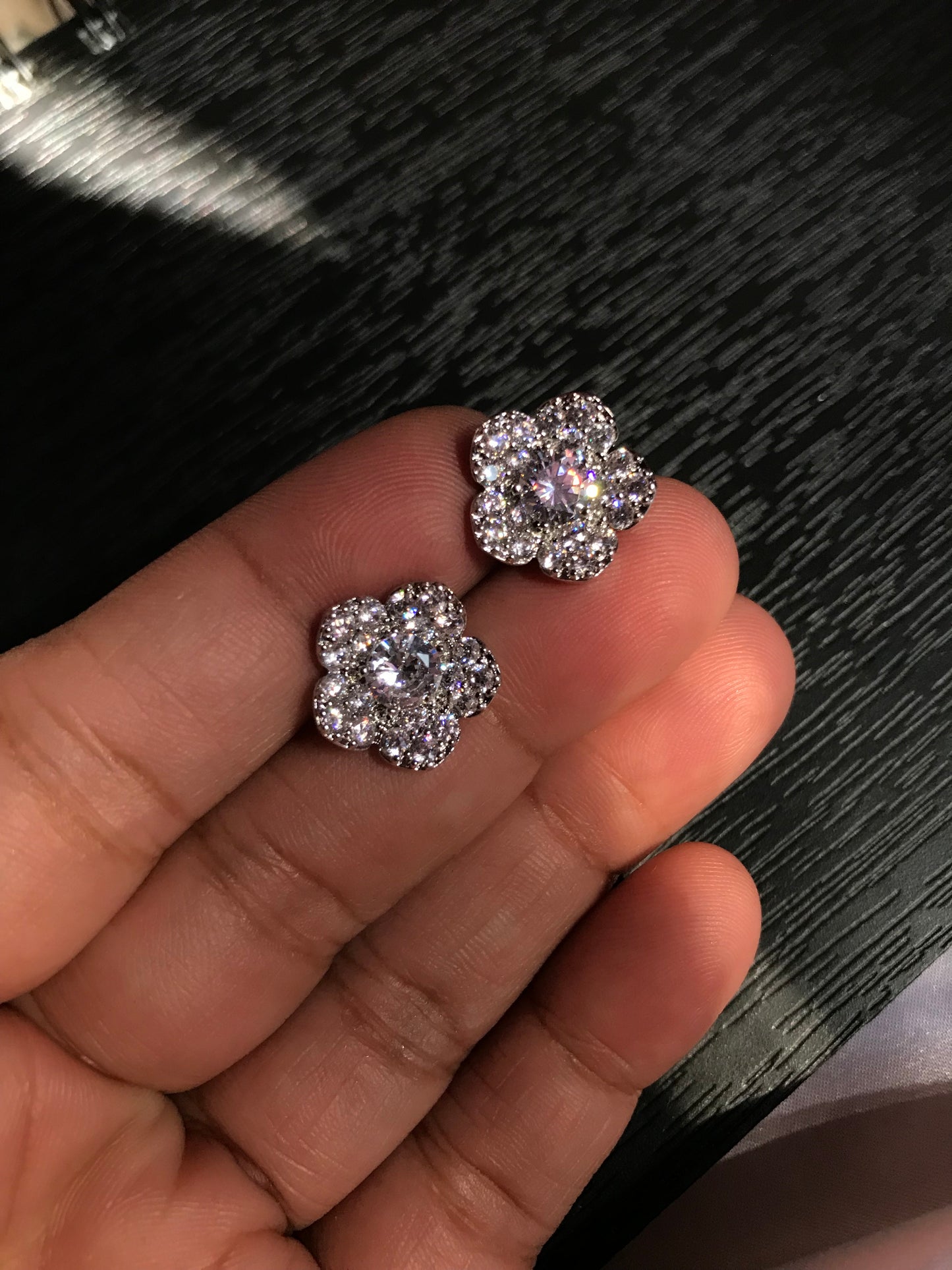 Zircon Floral Silver