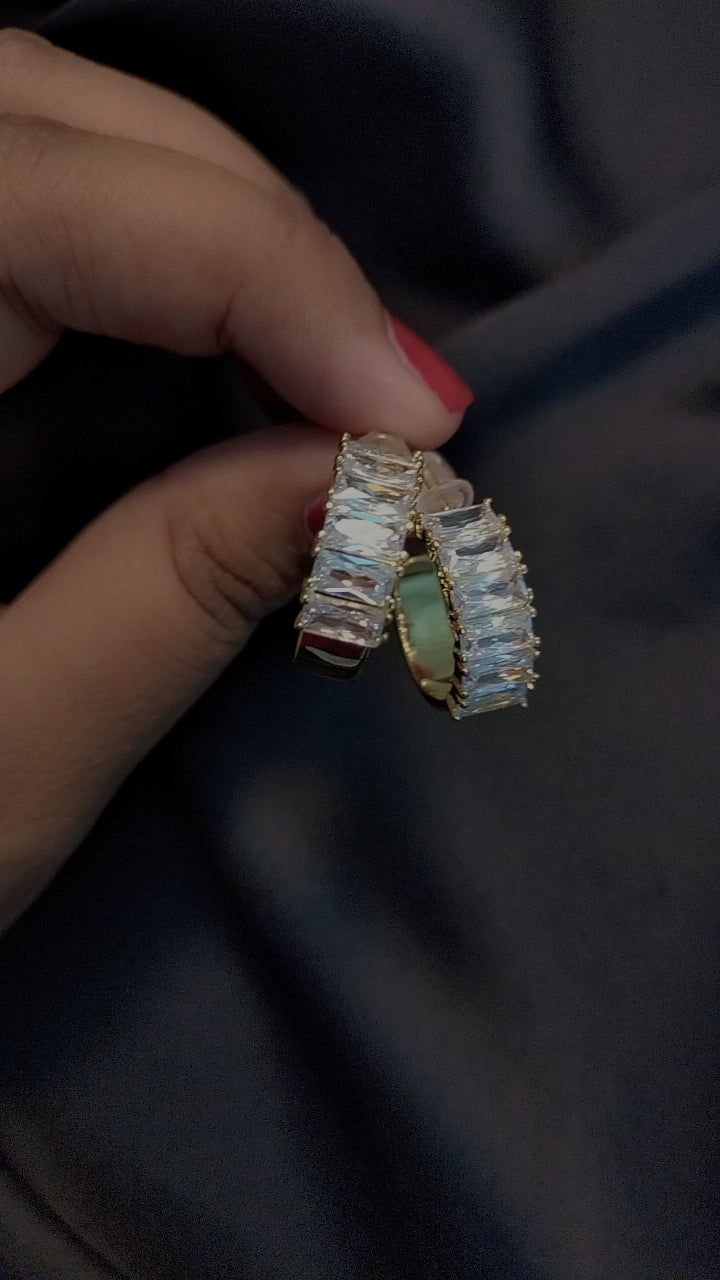 Tiny Zircon hoop