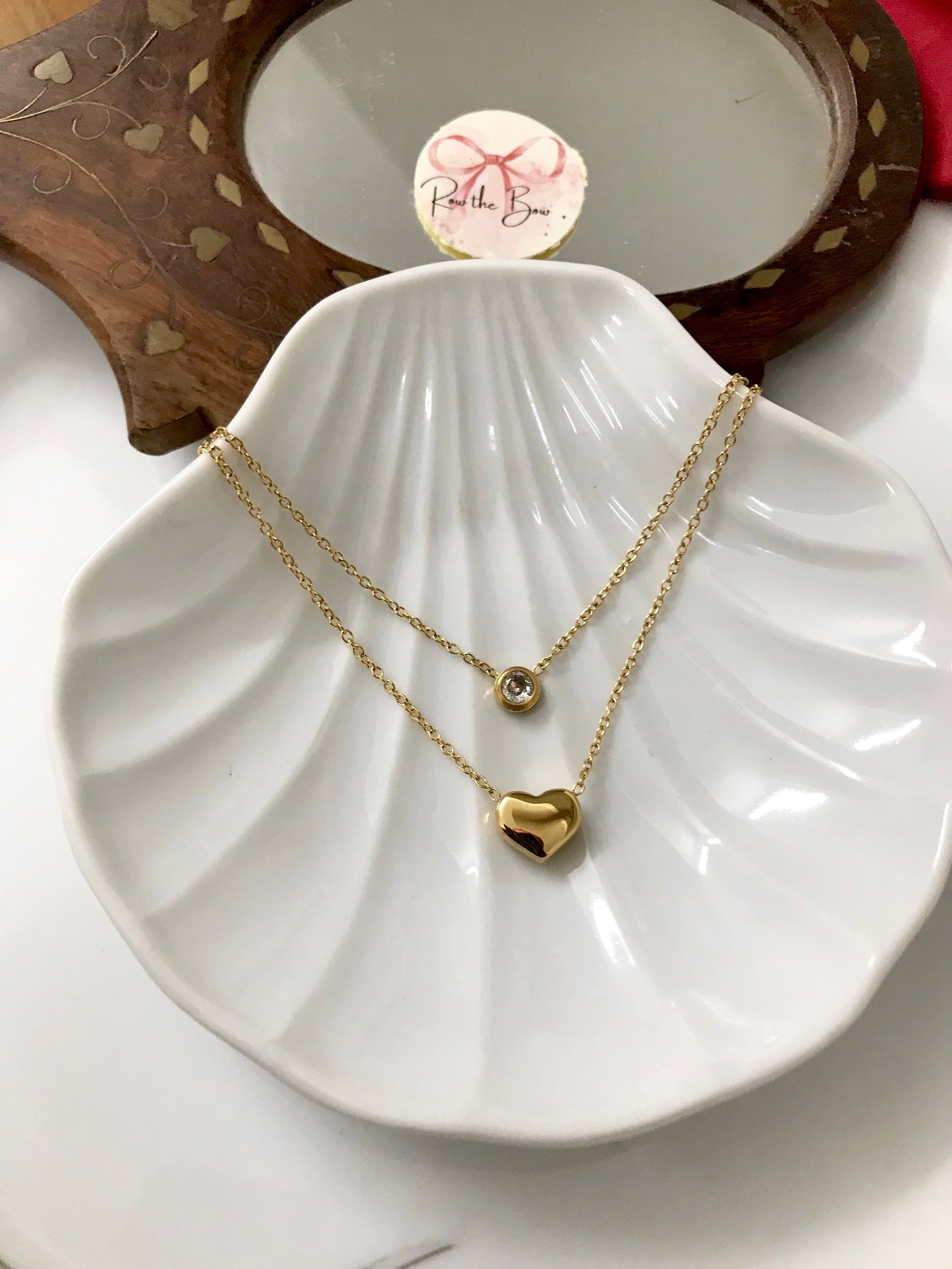 Golden layer Heart Pendant