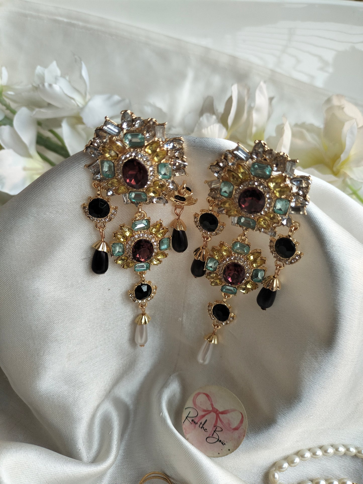 Multi Black Jhumka