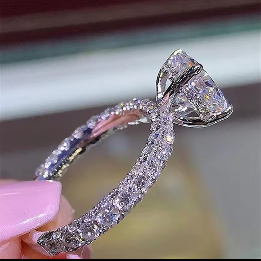 Crown Finger Ring Rose Gold