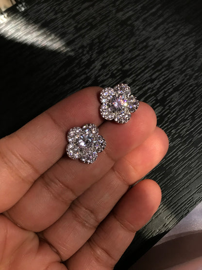 Zircon Floral Silver