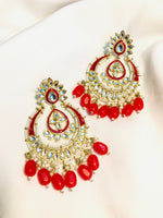 Load image into Gallery viewer, Red Jhumka

