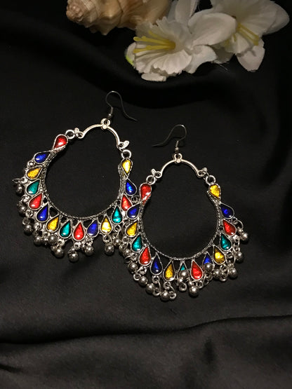 Antique multi jhumka 02