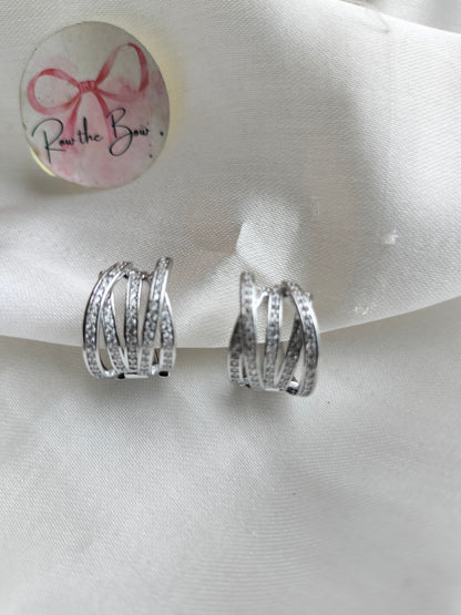 Stirling Silver Hoop