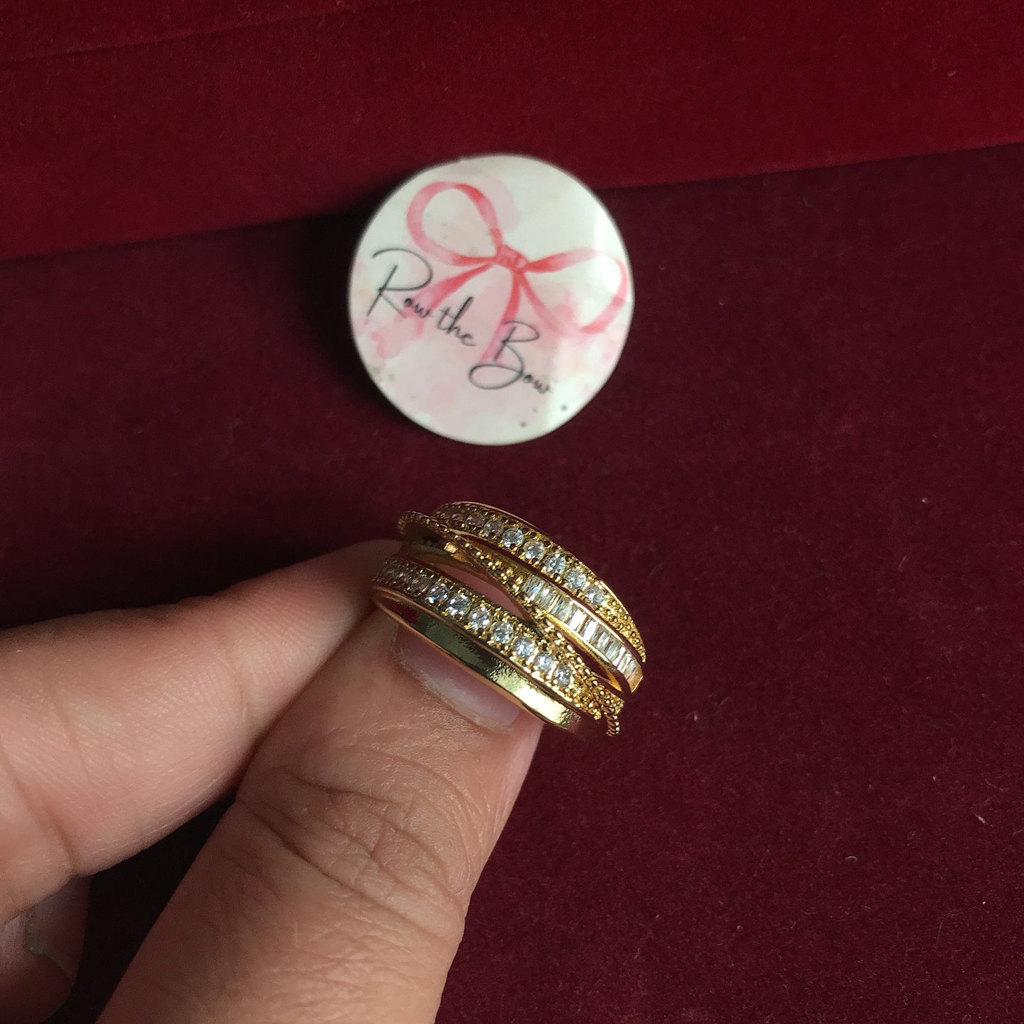 9.8 layer finger ring