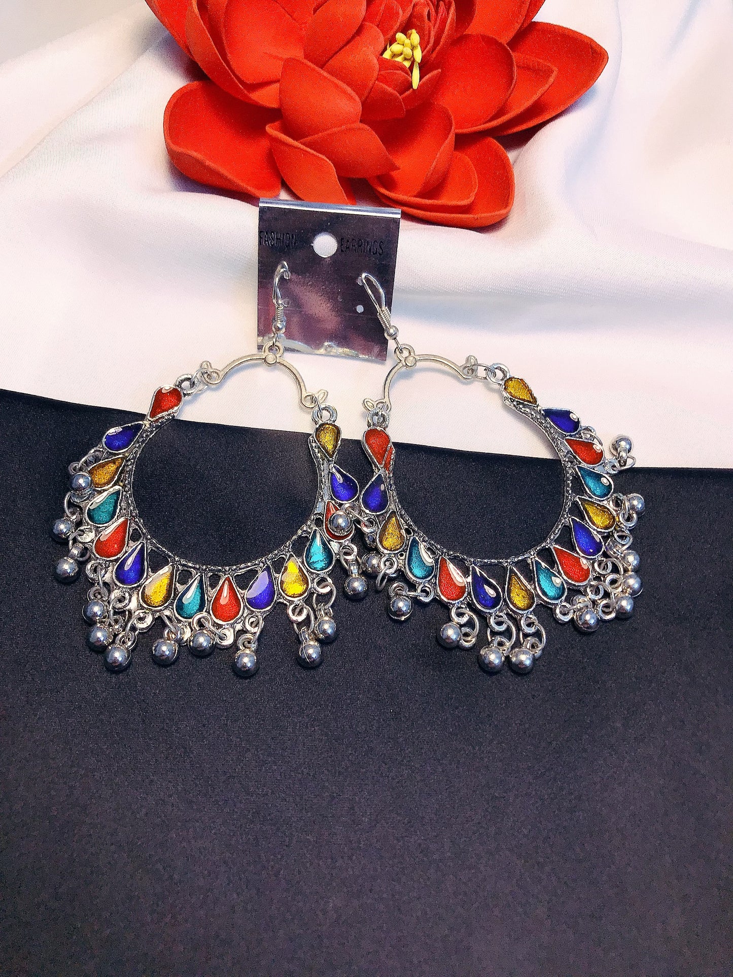 Antique multi jhumka 02