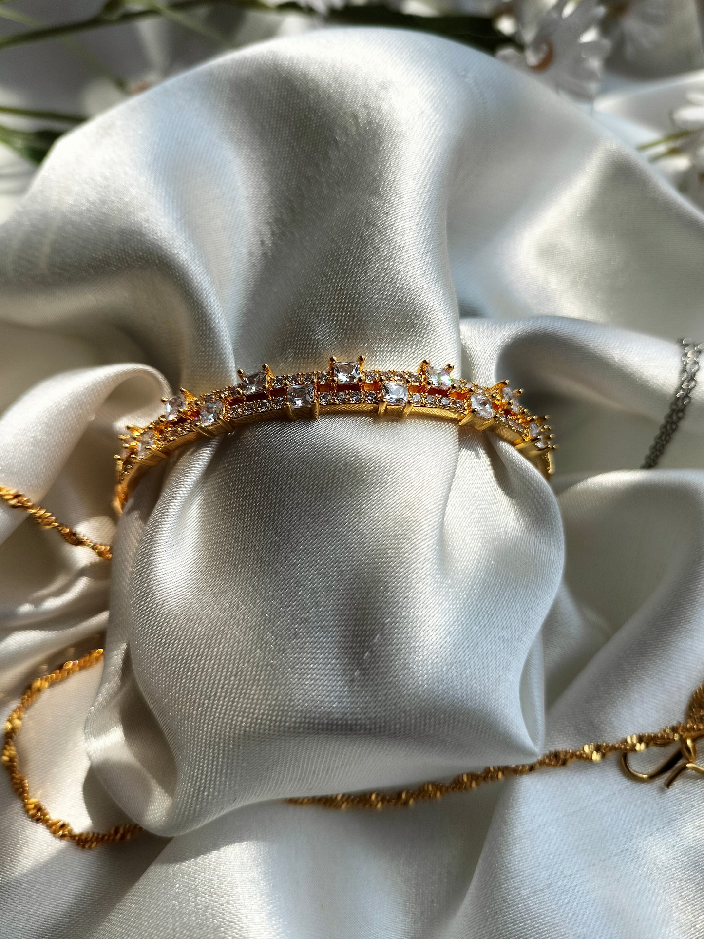 Zircon Titanium Bracelet