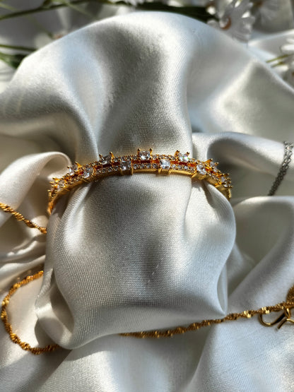 Zircon Titanium Bracelet