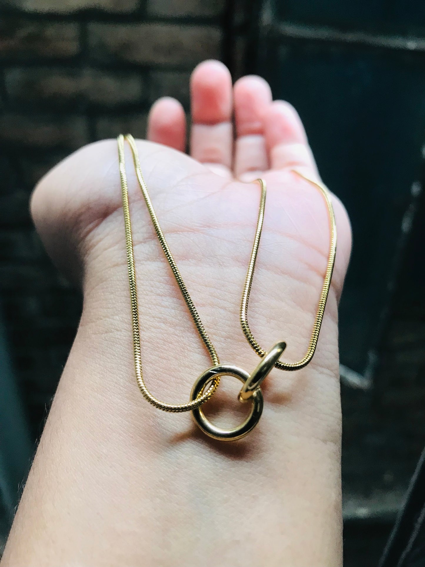 Double knot necklace