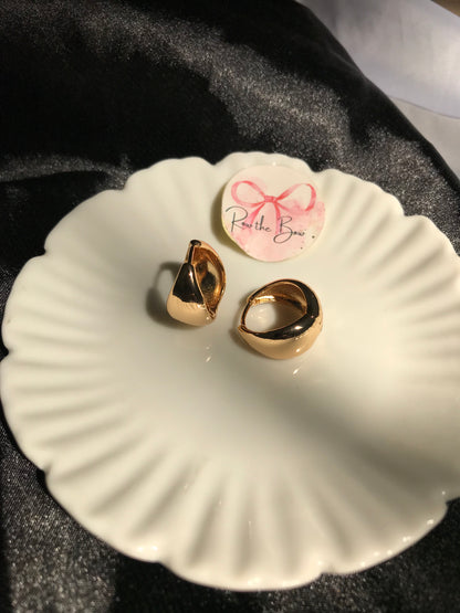 Metallic Button Hoop