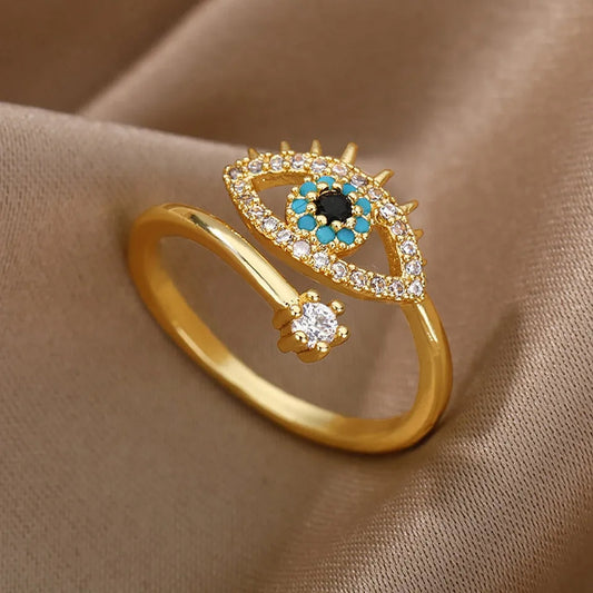 Eye Sign Finger Ring