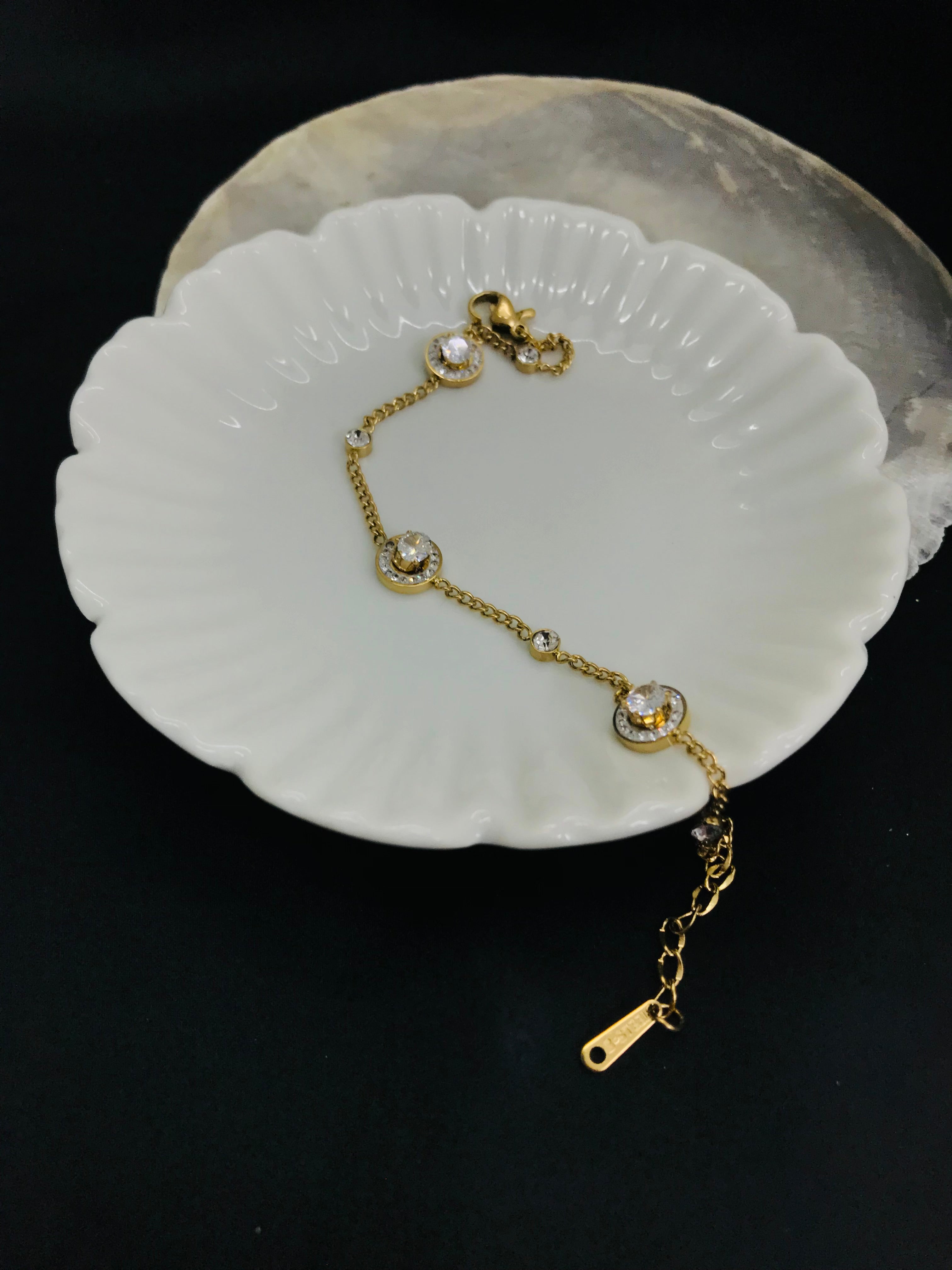White Stony Bracelet