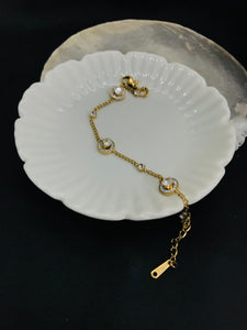 White Stony Bracelet