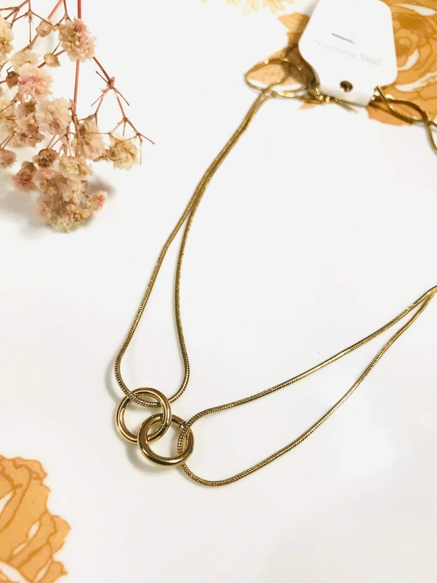 Double knot necklace