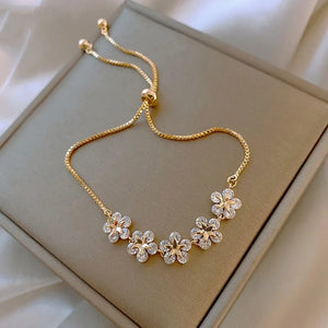Floral Stone Bracelet
