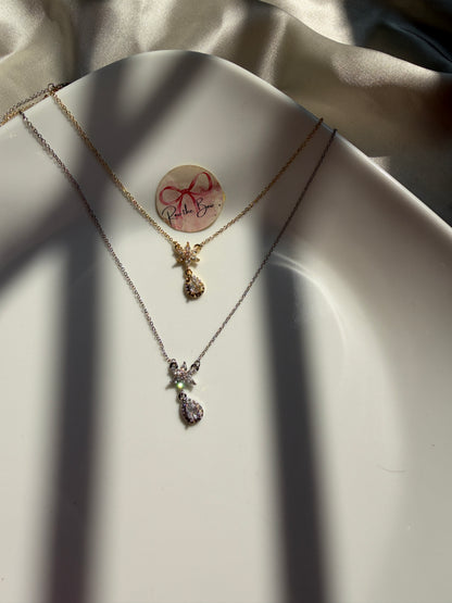 Crystal pendant Golden