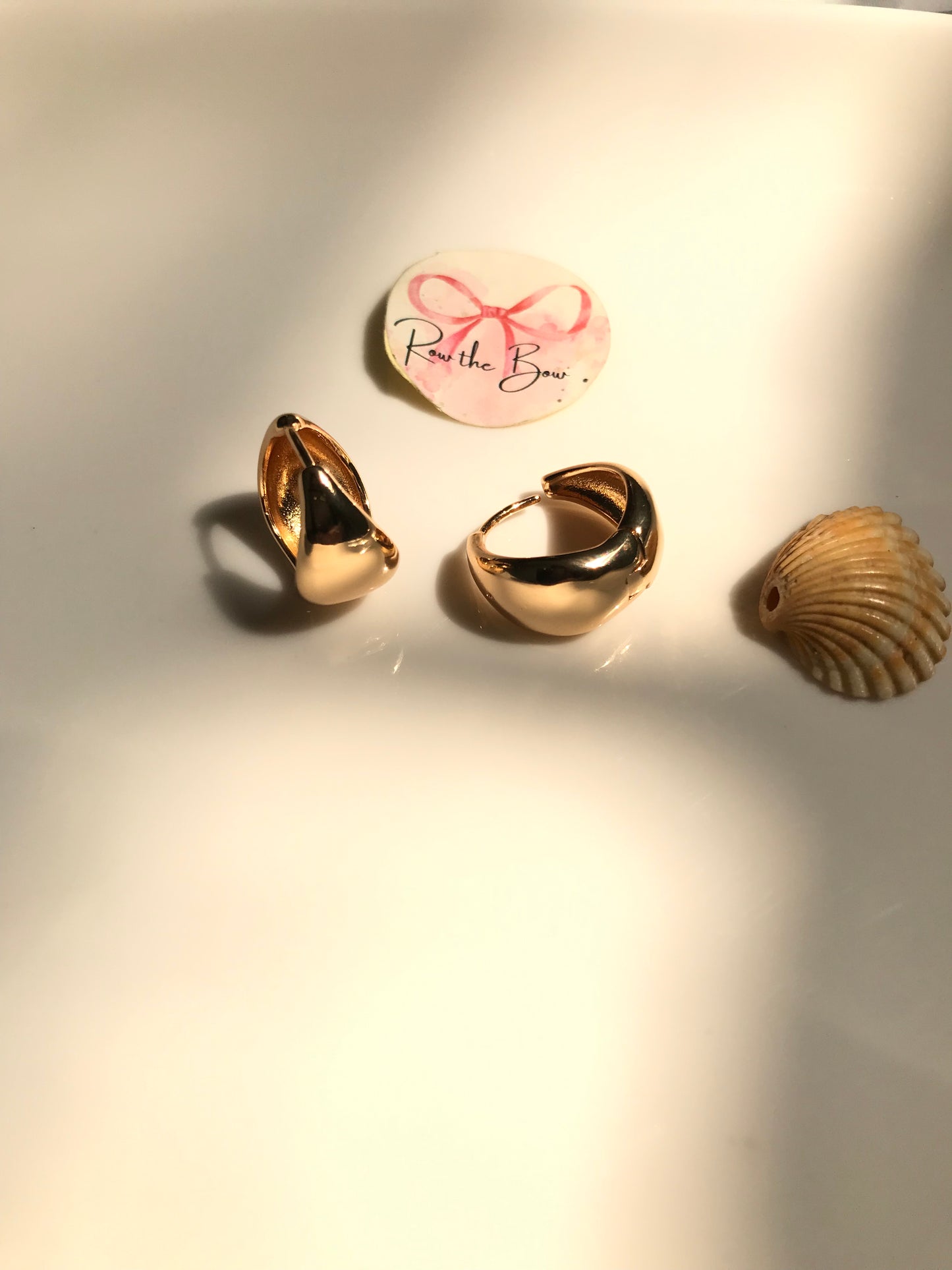 Metallic Button Hoop