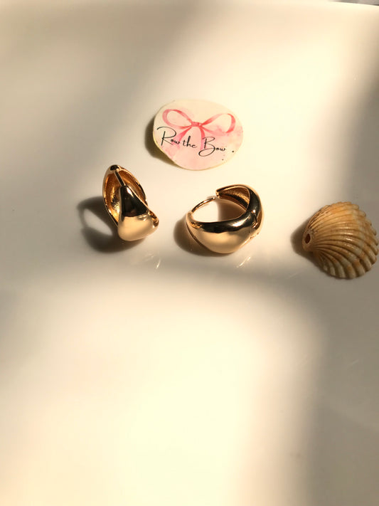 Metallic Button Hoop