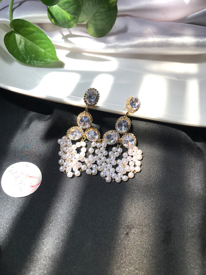 Pearl Tassel Earring