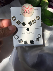 Leaf Stud set Silver