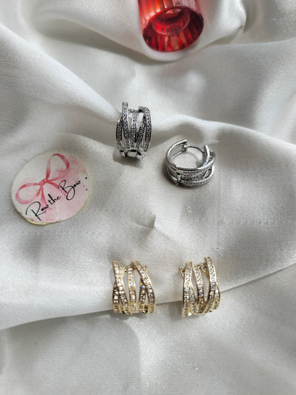 Stirling Silver Hoop