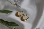 Load image into Gallery viewer, Boho Golden Metallic Hoop
