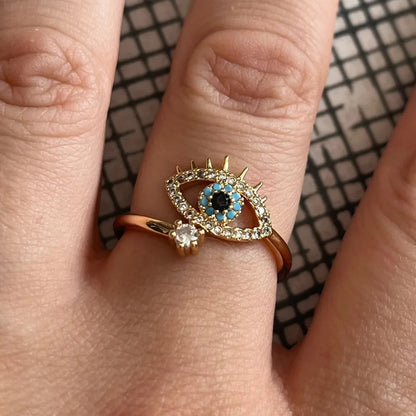 Eye Sign Finger Ring