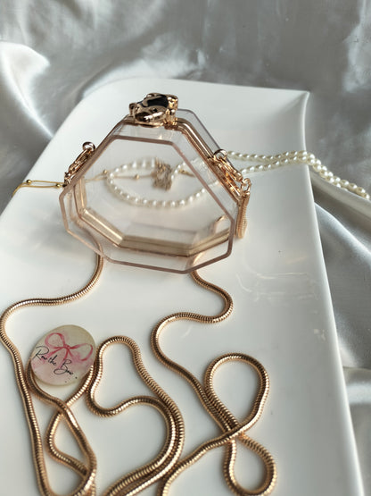 Transparent Glass Clutch