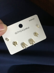 minimalist stud set