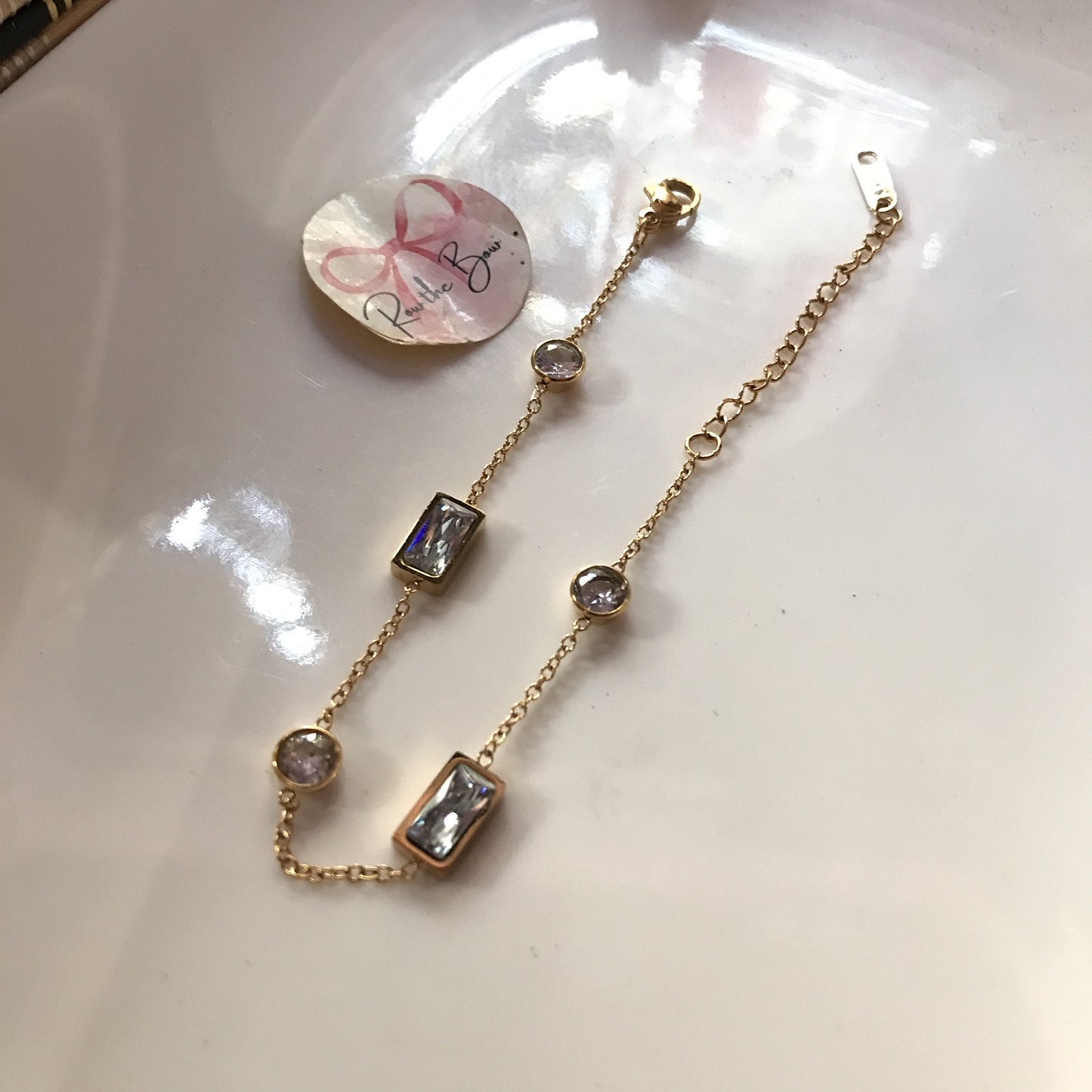 White Stony Bracelet