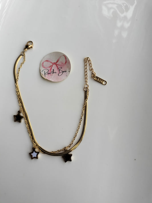 Star Golden Chain Bracelet