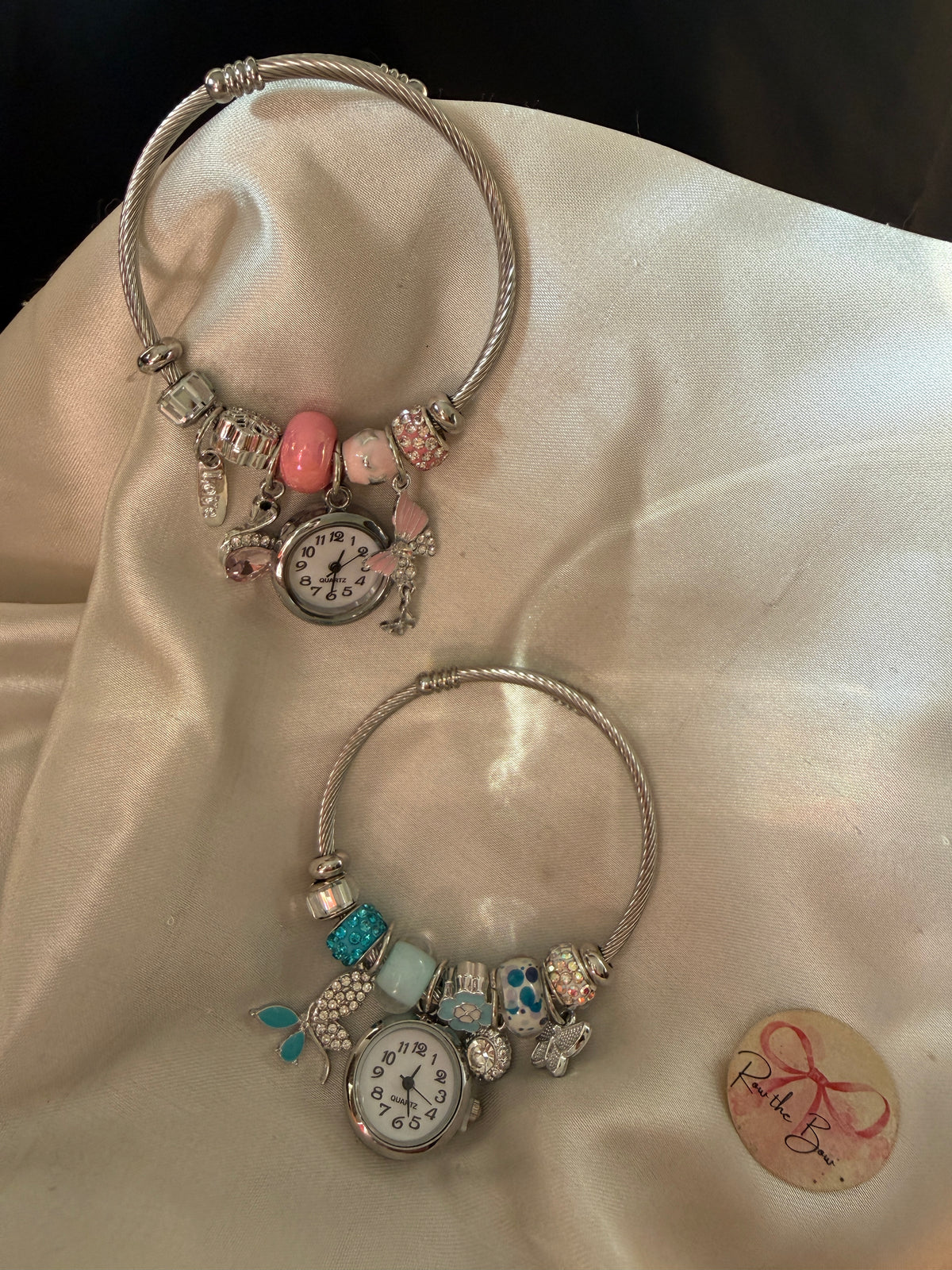 Charm watch blue