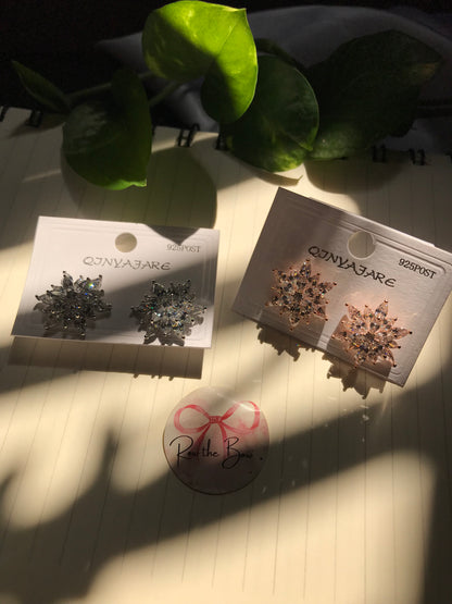 Snowflake Floral Silver