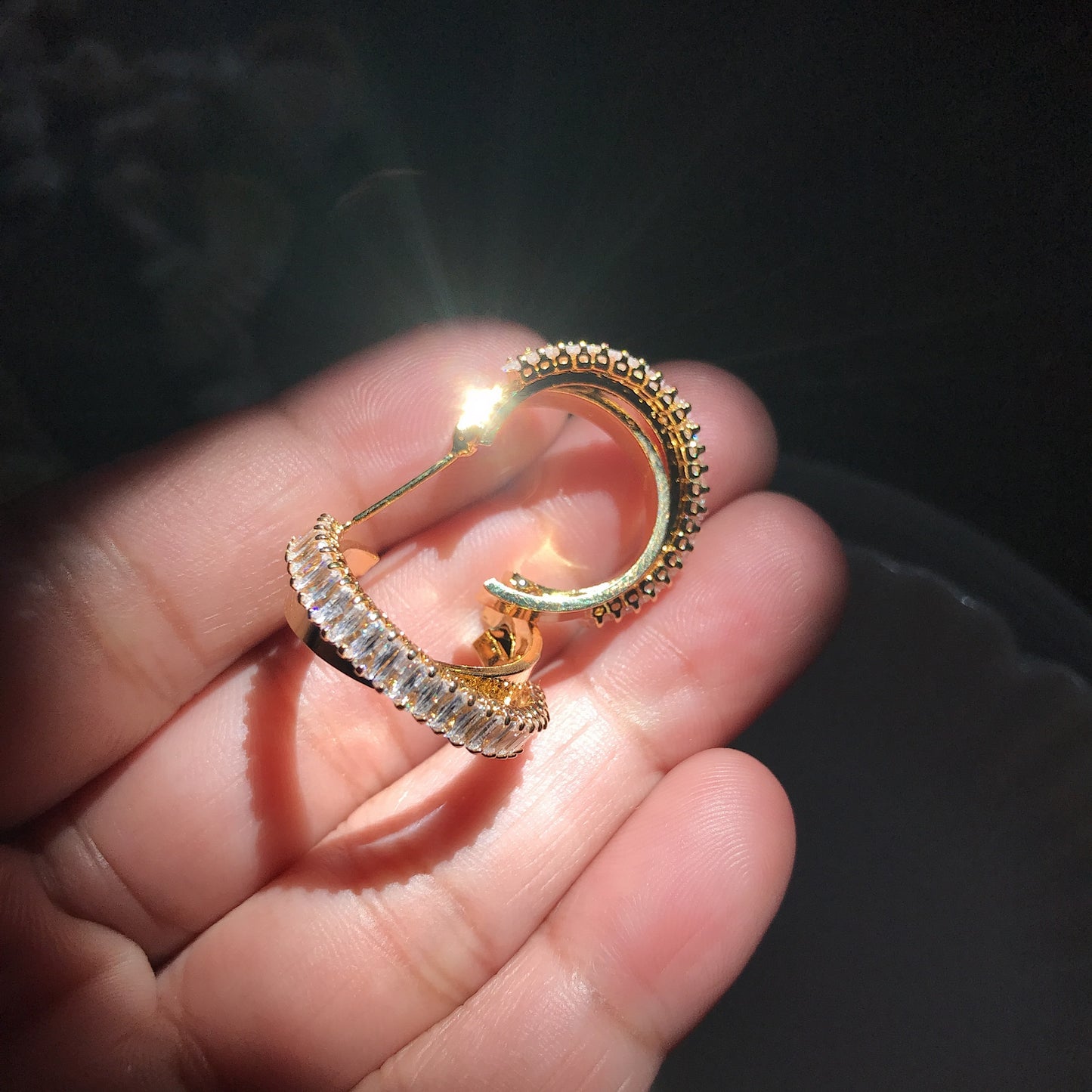 Double circle Earring