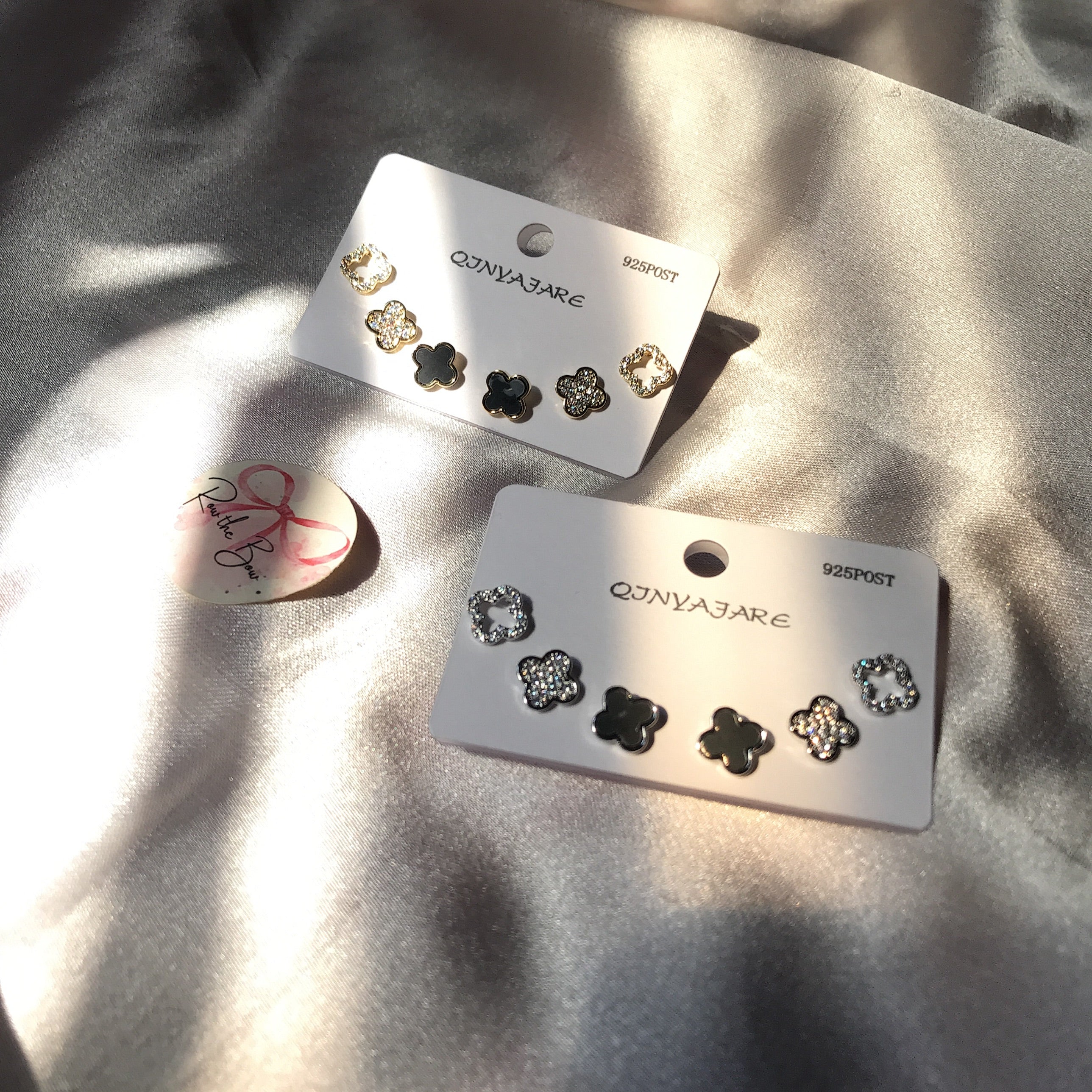 Leaf Stud Set Golden