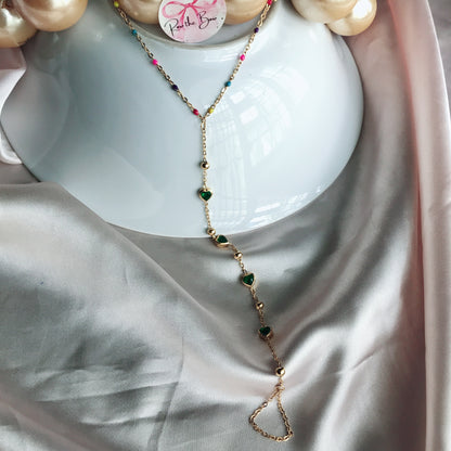 Stony green 💚 Anklet