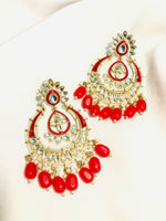 Load image into Gallery viewer, Red Jhumka
