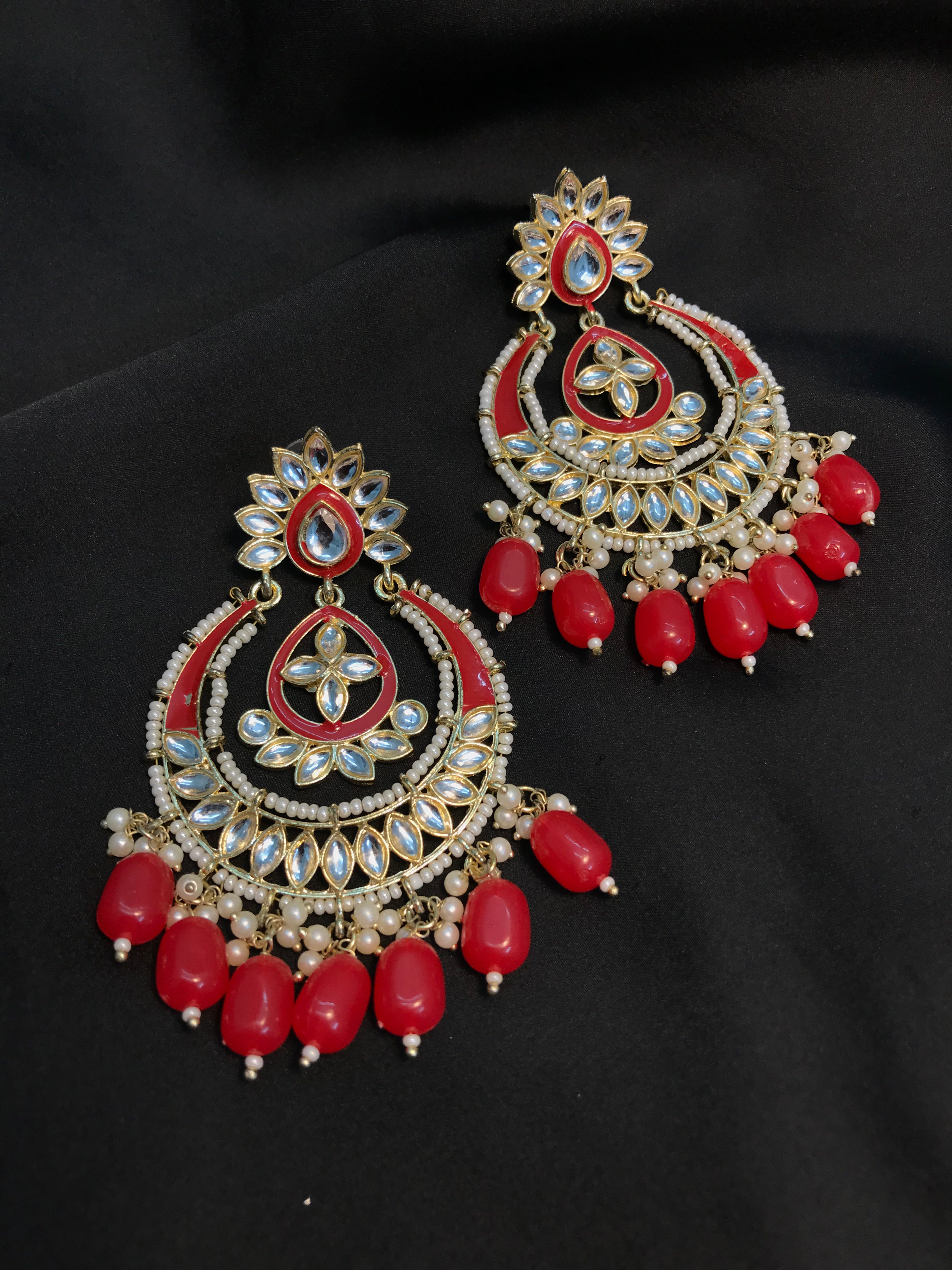 Red Jhumka