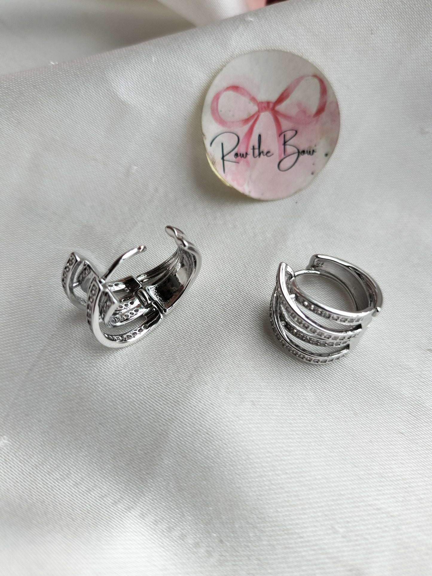 Stirling Silver Hoop