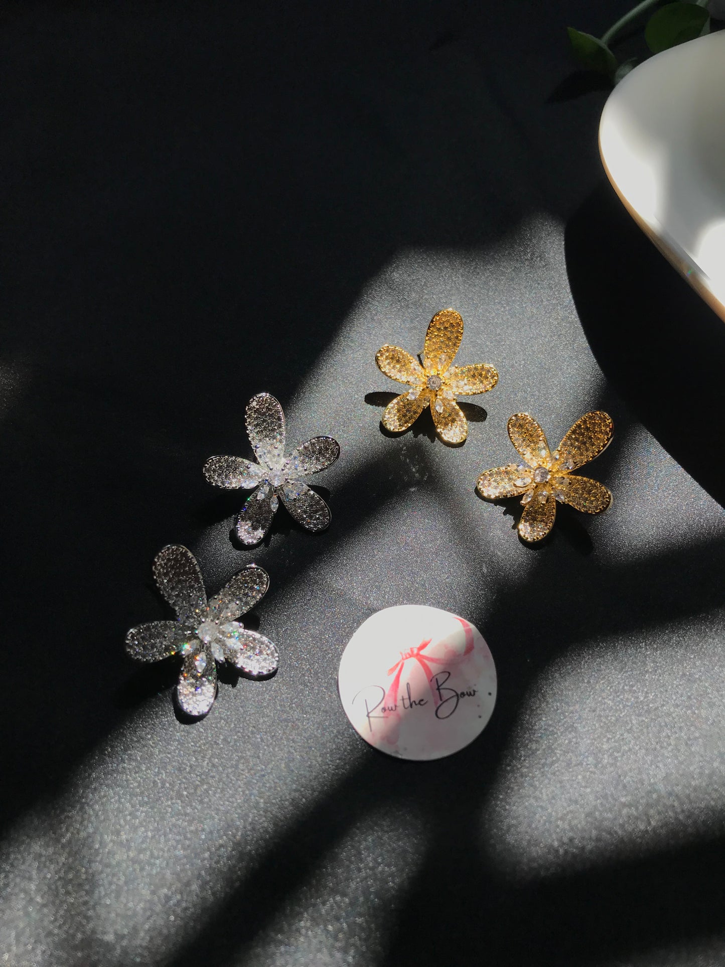 Penta Petal Floral Silver