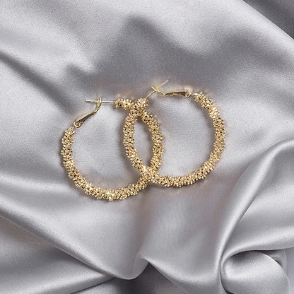 Golden Hoop Earring