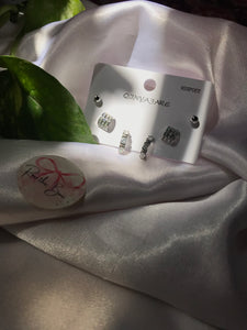 Stud Set-0035(Silver )