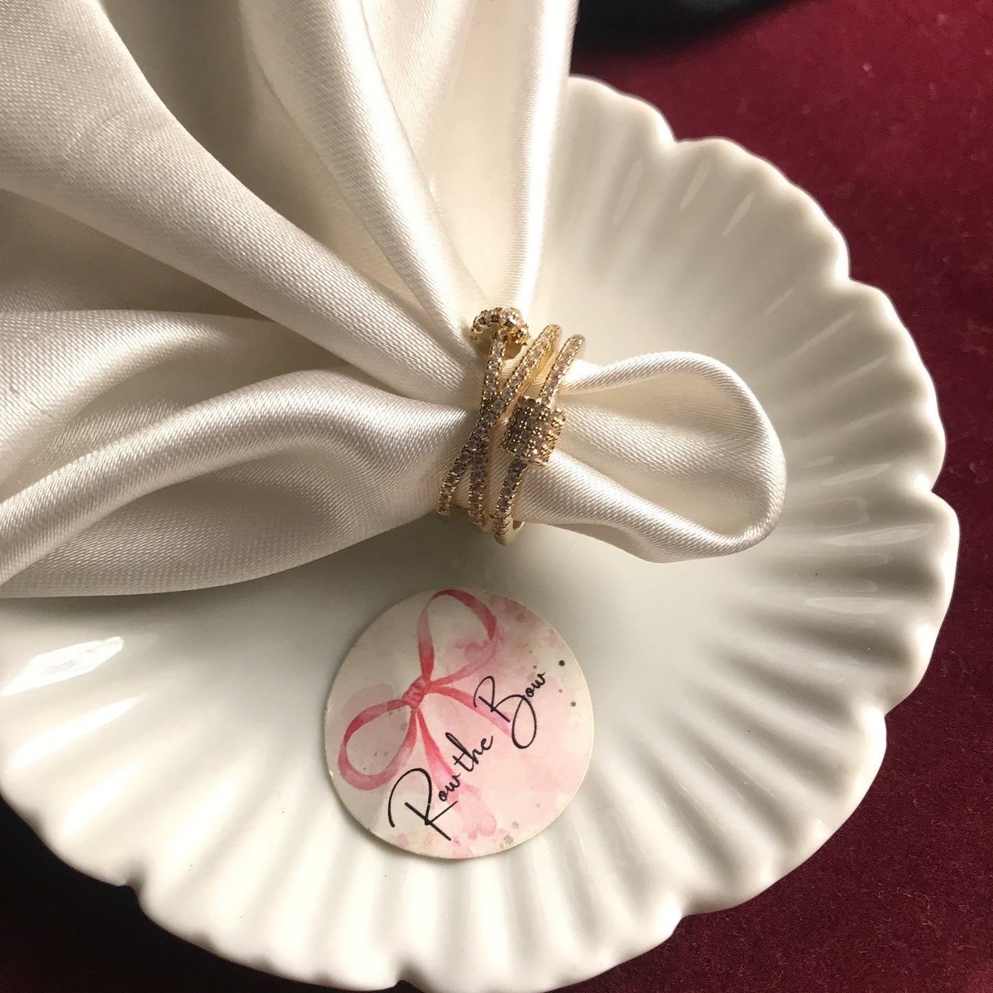 Zircon nail finger ring