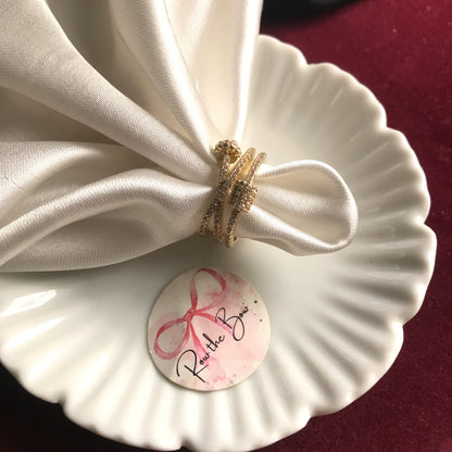 Zircon nail finger ring