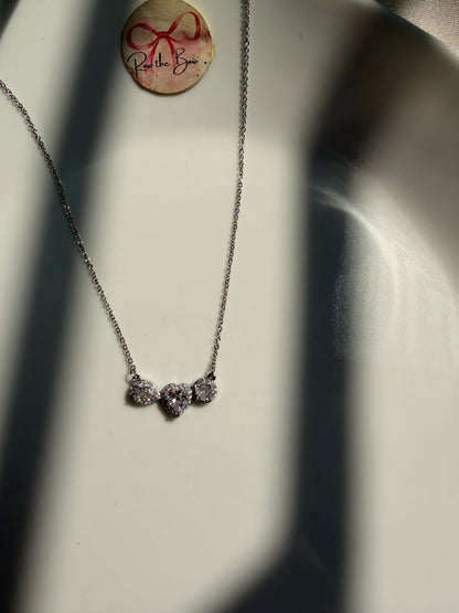 Crystal heart pendant