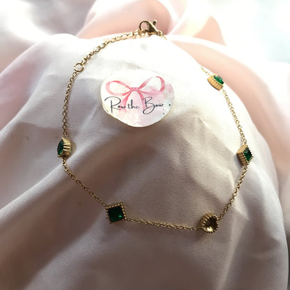 Green Stony Bracelet