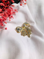 Load image into Gallery viewer, Bow stone Brooch
