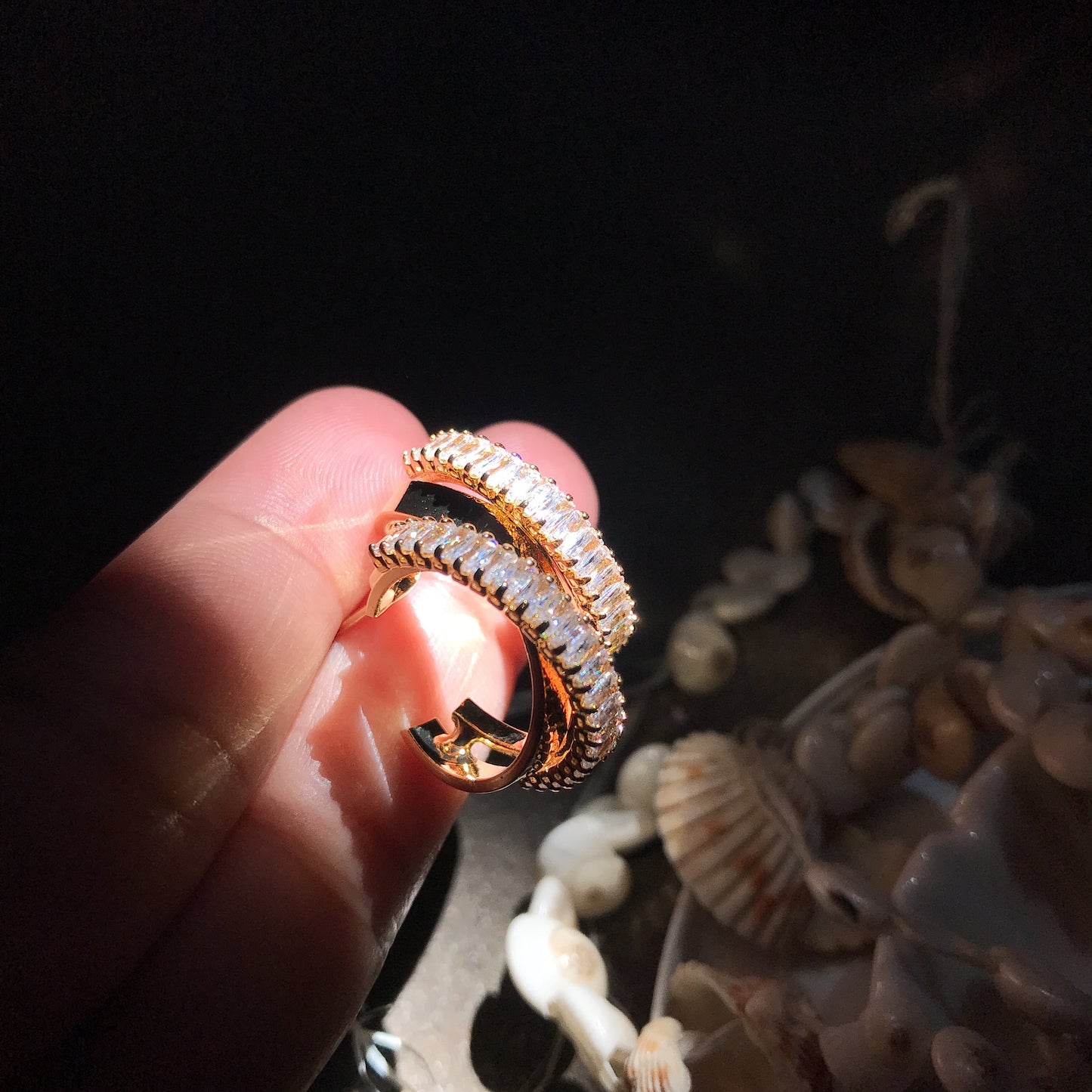 Double circle Earring