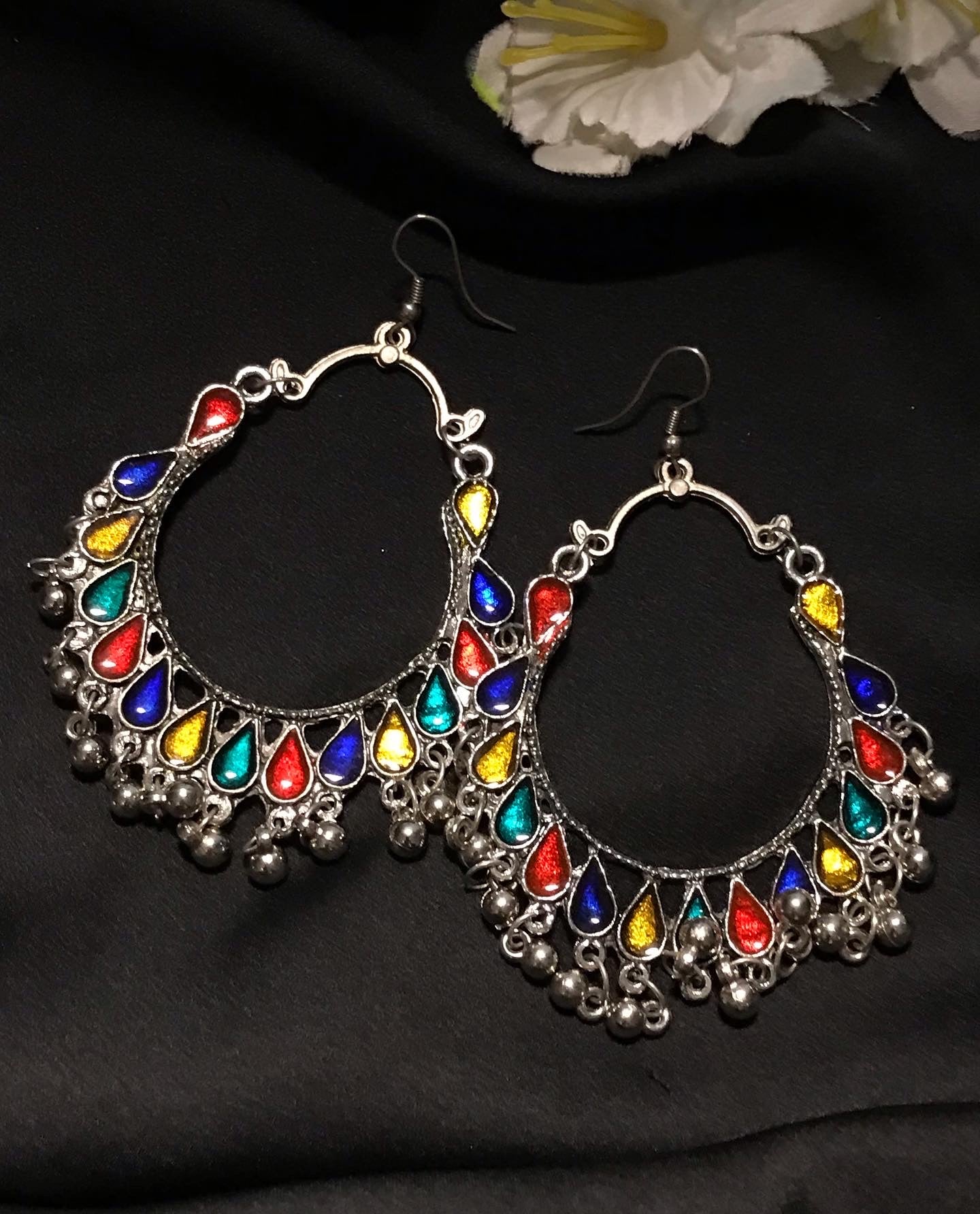 Antique multi jhumka 02